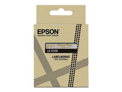 EPSON Metallic Tape Clear/Gold 24mm 9m