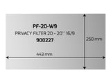 PORT DESIGNS PRIVACY FILTER 2D 20p