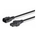 LINDY 2m IEC C14 to IEC C15 Ext Cable