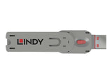 LINDY Clé pour bloqueur de port USB type A rose