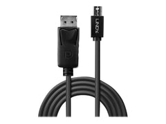 LINDY Mini DP to DP Cable black 1m MiniDisplayPort to DisplayPort