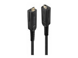 LINDY 100m Fibre Optic Hybrid Micro-HDMI 18G Cable with Detachable HDMI & DVI Connectors