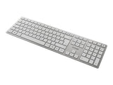 CHERRY DW 9100 Slim Wireless Keyboard and Mouse Silver/White (EU)