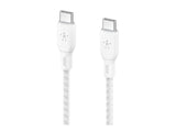 BELKIN 100w USB-C to USB-C Braided Cable 3M White
