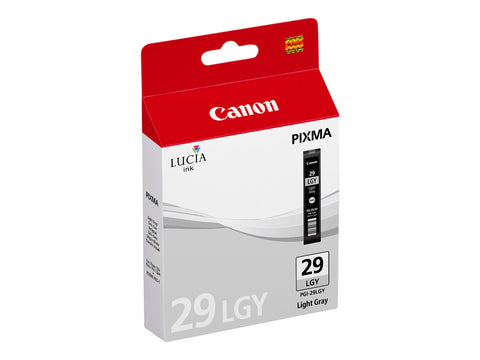 CANON PGI-29 LGY cartouche d encre gris clair capacité standard 1.320 pages pack de 1