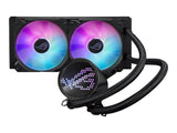 ASUS ROG RYUO III 240 ARGB all-in-one CPU liquid cooler with Asetek 8th gen pump solution and Anime Matrix LED Display