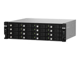 QNAP TL-R1620Sdc 16-bay 3U rackmount SAS 12Gbps JBOD expansion enclosure with SAS expander 12Gbps SAS/SATA 6Gbps drives