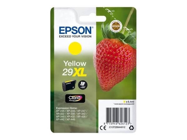 EPSON 4LB Cartridge Fraise - Ink Claria Home Yellow XL w/s