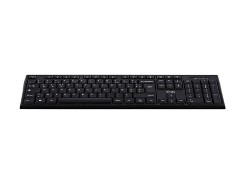 TNB CLASSY Rechargeable wireless keyboard Bluetooth + USB-A 2.4Ghz AZERTY (FR)