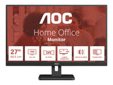 AOC 27E3UM 27" - 1920 x 1080 Full HD (1080p) @ 75 Hz - VA - 300 cd/m² - 3000:1 - 4 ms - 2xHDMI, VGA, DisplayPort - HP- noir