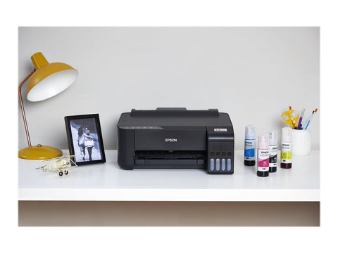 EPSON EcoTank ET-1810 Printer colour ink-jet refillable A4 5760x1440dpi 10ppm mono/5ppm colour 100 sheets USB Wi-Fi black
