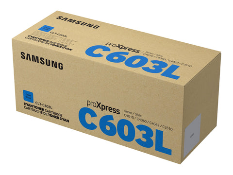 SAMSUNG CLT-C603L/ELS High Yield Cyan Toner Cartridge