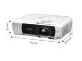 EPSON EB-W55 Projecteur 3LCD- WXGA- 4000 lumens- 16.000: 1 - 1.30 - 1.56:1 - HDMI (2x). USB 2 A et B-  Wi-Fi 6E- Garantie 2 ans