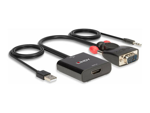 LINDY VGA & Audio to HDMI Converter