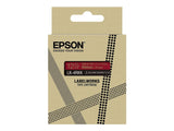 EPSON LK-4RKK Ruban satin Or/Rouge 12/5