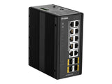 D-LINK 14 Port L2 Managed Switch with 10 x 10/100/1000BaseTX ports 8 PoE & 4 x 100/1000BaseSFP ports