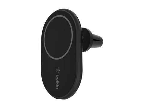 BELKIN BOOST CHARGE Magnetic wireless Car Vent Mount + Car Charger No CLA Black