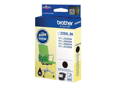 BROTHER LC-229XL cartouche d encre noir haute capacité 2400 pages pack de 1