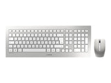 CHERRY DW 8000 Keyboard and Mouse Set silver/white USB (DE)