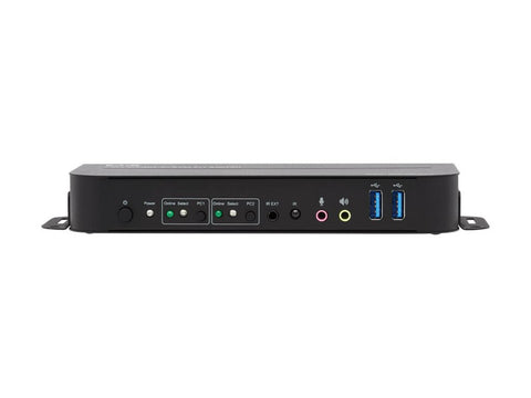 EATON TRIPPLITE Commutateur KVM 2 ports DisplayPort/USB 4K 60 Hz HDR HDCP 2.2 IR DP 1.4 partage USB câbles USB 3.0