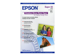 EPSON brillant photo papier inkjet 250g/m2 A3+ 20 feuilles pack de 1