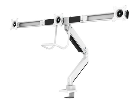 NEOMOUNTS NM-D775DX3WHITE Support décran à fixer 17-27p - ressort à gaz - Topfix - arrêt 180