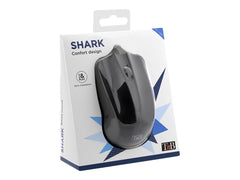 TNB SHARK 1000Dpi Wired Optical Mouse Usb Port Long 1.8M Cable 2 Buttons And Clickable Scroll Mac / Pc / Linux Compatible
