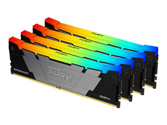 KINGSTON 128Go 3200MT/s DDR4 CL16 DIMM Kit of 4 FURY Renegade RGB
