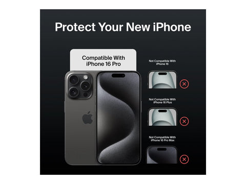 BELKIN ScreenForce Pro UltraGlass2 AM Screen Protector - iPhone 16 Pro