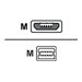 MCL-SAMA Cable USB 2.0 type A male   (P)