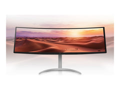 LG 49WQ95C-W.AEU Écran LED - incurvé - 49i - 5120 x 1440 UltraWide Dual QHD 144Hz - Nano IPS -400cd/m2- 5ms- 2xHDMI DP USB-C blanc