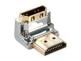 LINDY CROMO HDMI Adapter 90degree Down Connector type AM to AF