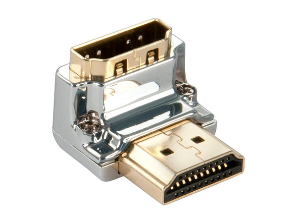 LINDY CROMO HDMI Adapter 90degree Down Connector type AM to AF