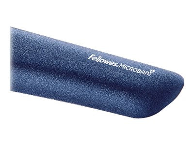FELLOWES Repose poignet clavier PlushTouch™ - Bleu - Antibactérien