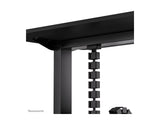 NEOMOUNTS Cable Spine Organizer for sit/stand desk frames magnet mounted black