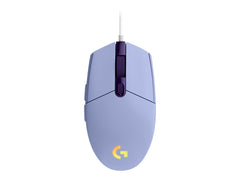 LOGITECH Gaming Mouse G203 LIGHTSYNC Mouse optical 6 buttons wired USB lilac for Komplett Epic Gaming PC a125