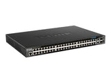 D-LINK DGS-1520-52MP/E 52-Port Smart Managed PoE+ Gigabit Stack Switch 4x 2.5 GE 4x 10G