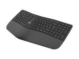 TNB ERGO - Clavier ergonomique sans fil rechargeable Bluetooth + 2.4GHz (FR)