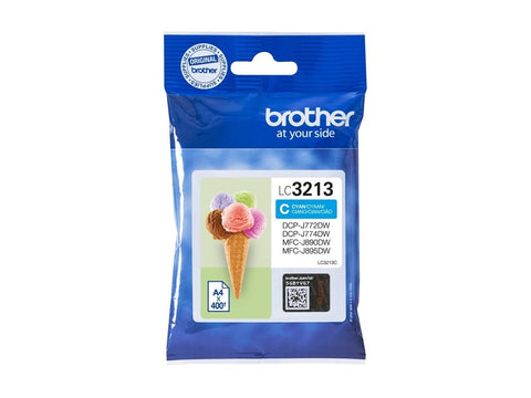 BROTHER LC3213C High capacity 400-page cyan ink cartridge