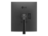 LG 28MQ780-B ergo Écran LED - 28"-  2560 x 2880 SDQHD @ 60 Hz - Nano IPS - 300 cd/m² - 1000:1 - HDR10 - 5 ms - 2xHDMI,DP, USB-C, HP