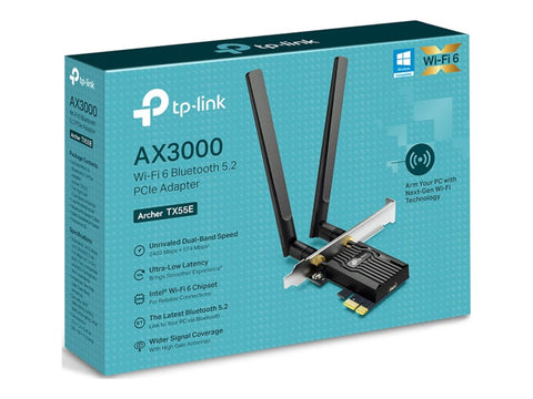 TP-LINK AX3000 Dual Band Wi-Fi 6 Bluetooth PCI Express Adapter