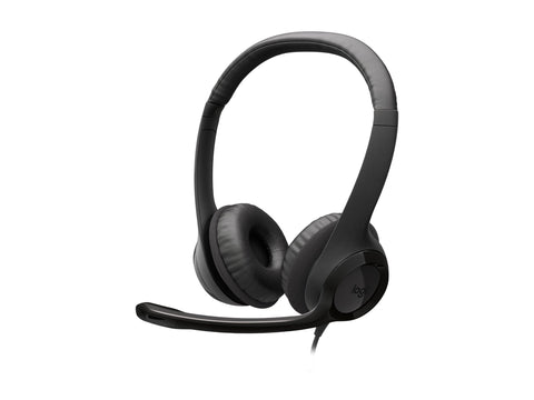 LOGITECH H390 USB-C Computer Headset Midnight Black
