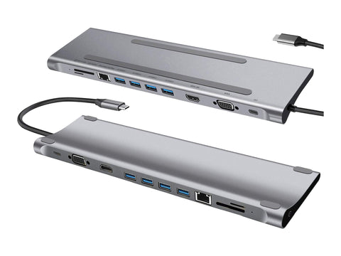 TNB 11in1 USB-C Type C Dock With This USB-C Hub Easily Connect All USB-A Compatible Devices To A Device An HDMI Cable
