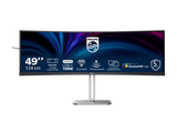 PHILIPS 49B2U5900C/00 48.8p 5120x1440 75Hz VA CURVED H/A 150MM SUPERWIDE USB C DOCKING DISPLAY 100W SmartKVM USB HUB SPEAKERS