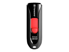 TRANSCEND 64Go Clé USB 2.0 - Noir
