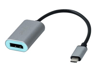 I-TEC USB C to Display Port Metal Adapter 1xDP 4K 60Hz Ultra HD compatible with Thunderbolt 3