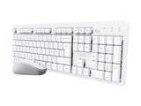 TRUST Pack clavier & souris sans fil ODY II silencieux - blanc (FR)
