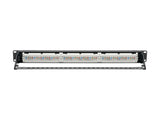 EATON TRIPPLITE Cat6 24-Port Patch Panel PoE+ Compliant 110/Krone 568A/B RJ45 Ethernet 1U Rack-Mount TAA