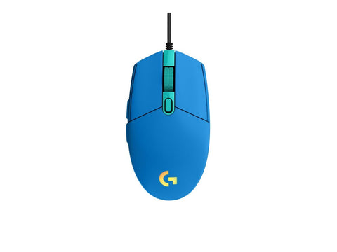 LOGITECH Gaming Mouse G203 LIGHTSYNC Mouse optical 6 buttons wired USB blue