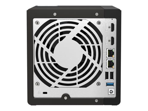 QNAP TS-453E-8G 4-bay desktop NAS Intel Celeron J6412 4C 2.0GHz burst 2.6GHz onboard 8Go RAM 2xHDMI 1.4b 2xM.2 2280 PCIe slots